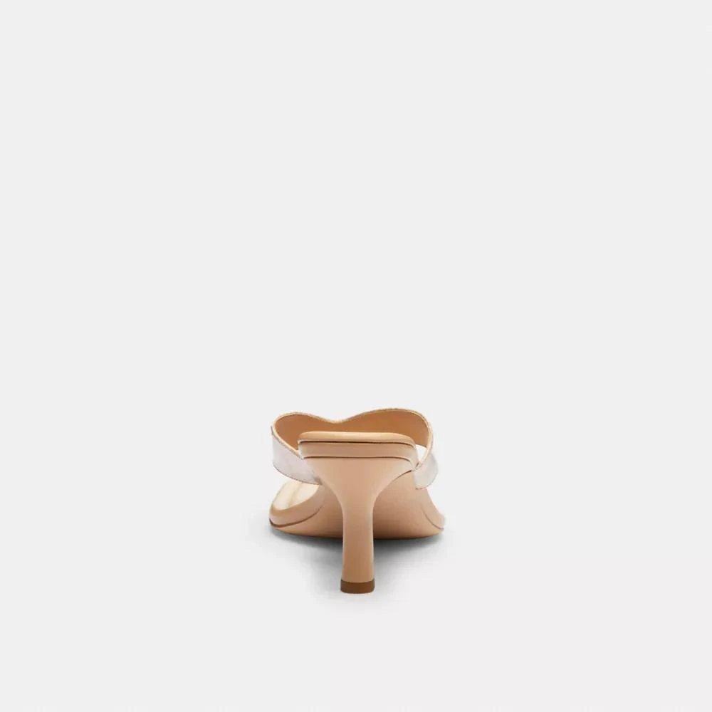Coach Kitten Heel In Signature Canvas 4