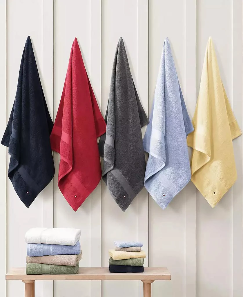 Tommy Hilfiger Modern American Solid Cotton Bath Towel, 30" x 54" 11