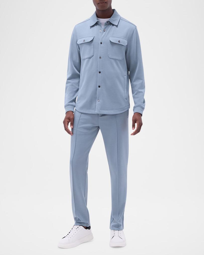 BUGATCHI Men's Soft Knit Shirt Jacket