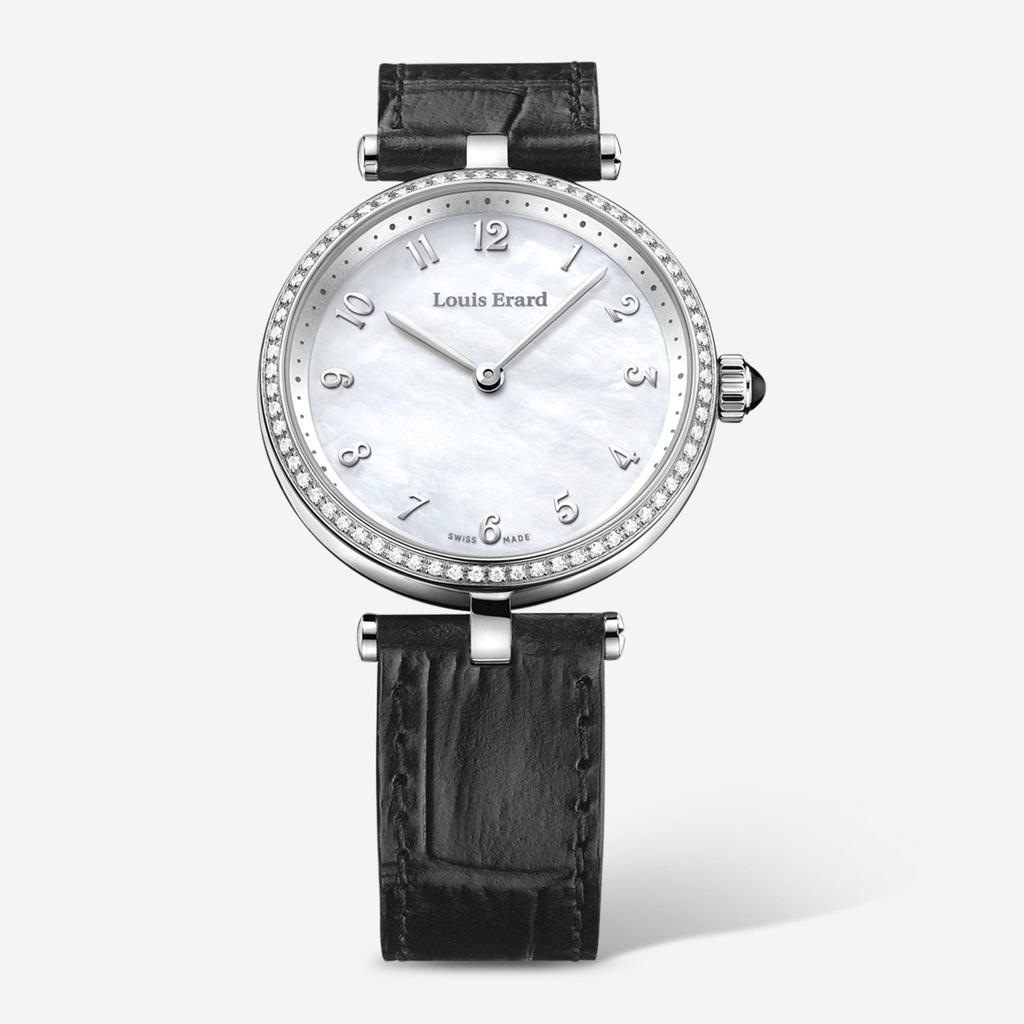 Louis Erard Louis Erard Romance Diamond White Mother of Pearl Ladies Quartz Watch 11810SE34.BDBB5