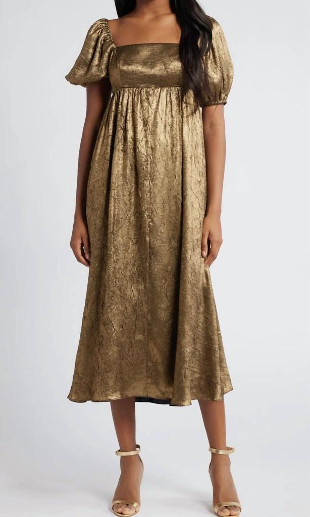 Moon River Moon River - Liquid Maxi Dress