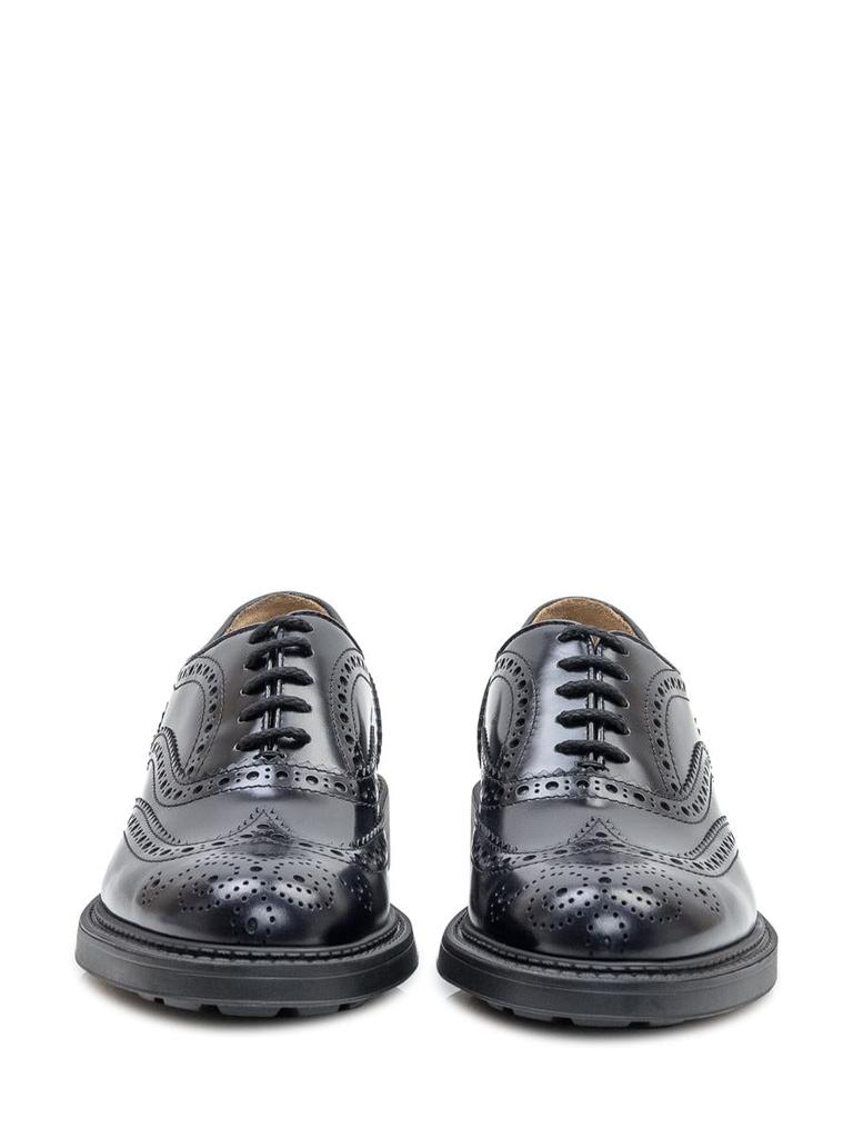DOUCAL'S Doucal's Doucal'S Laced Brogue In Black Leather