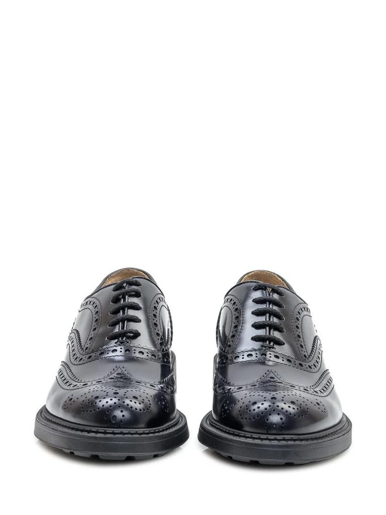 DOUCAL'S Doucal's Doucal'S Laced Brogue In Black Leather 2