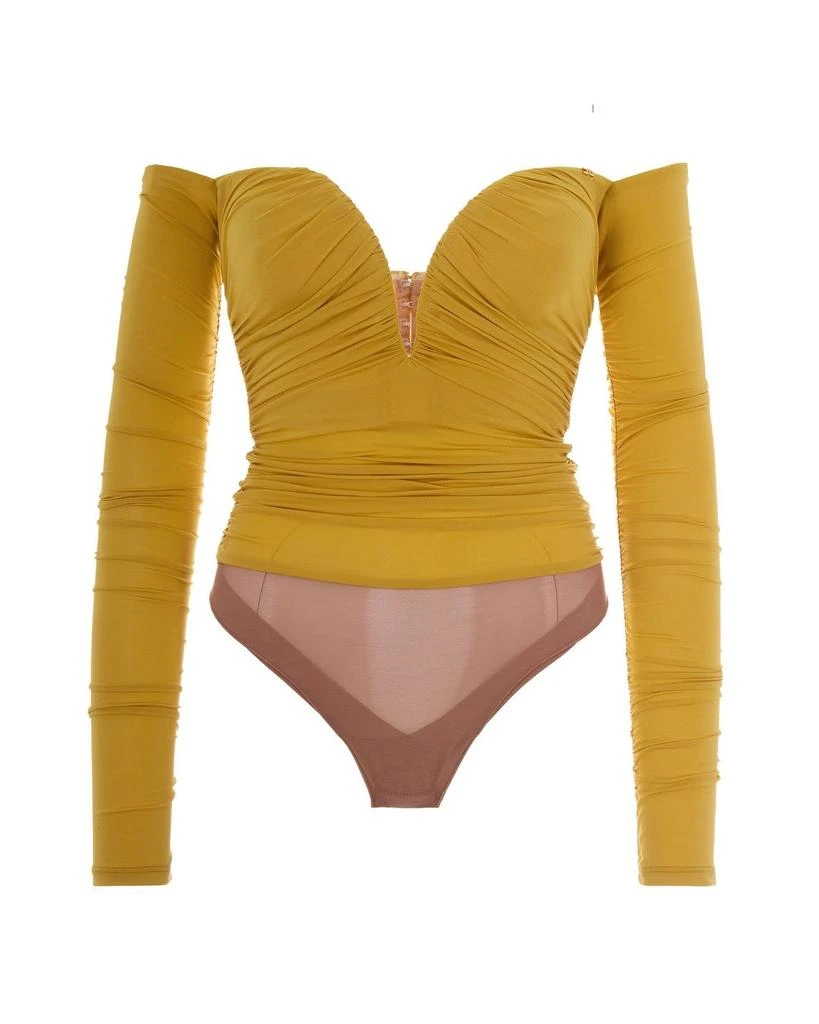 ELISABETTA FRANCHI Elisabetta Franchi Lightweight Crêpe Jersey Bodysuit