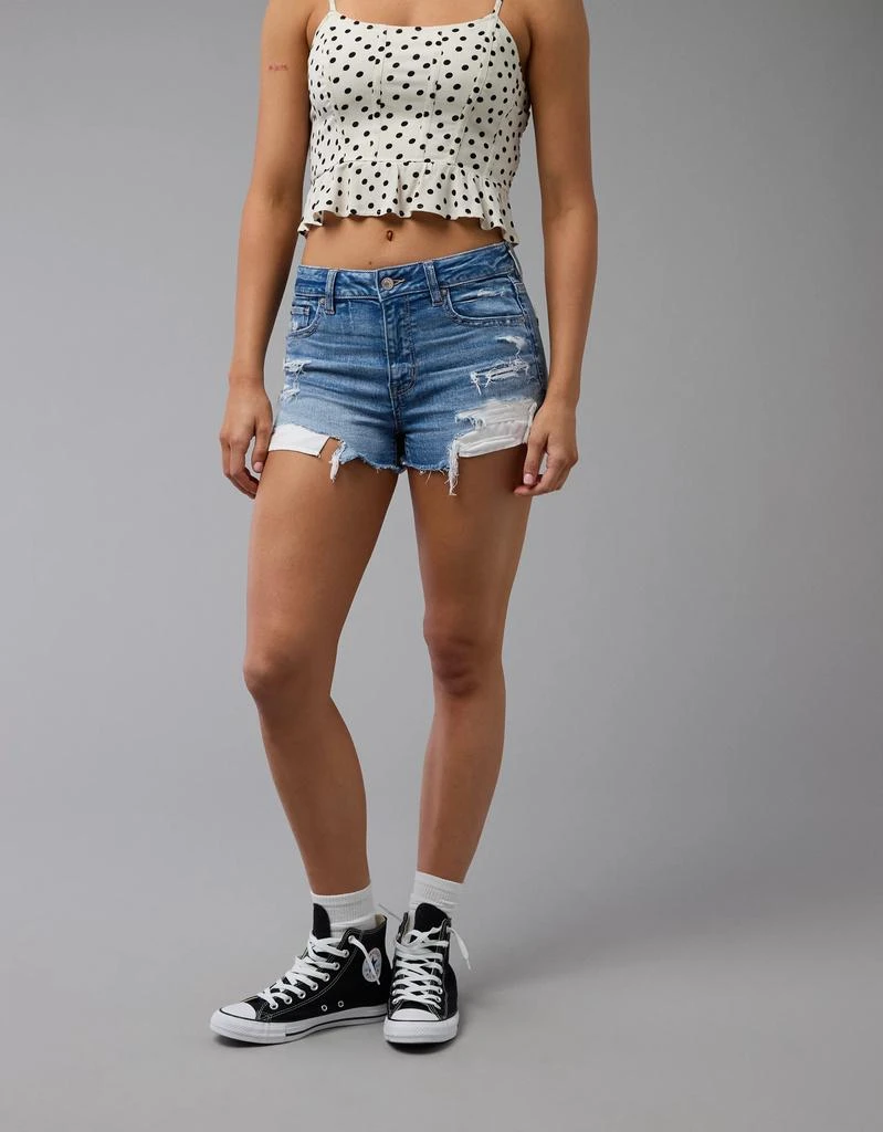 AE AE Next Level Ripped High-Waisted Denim Short Short 1