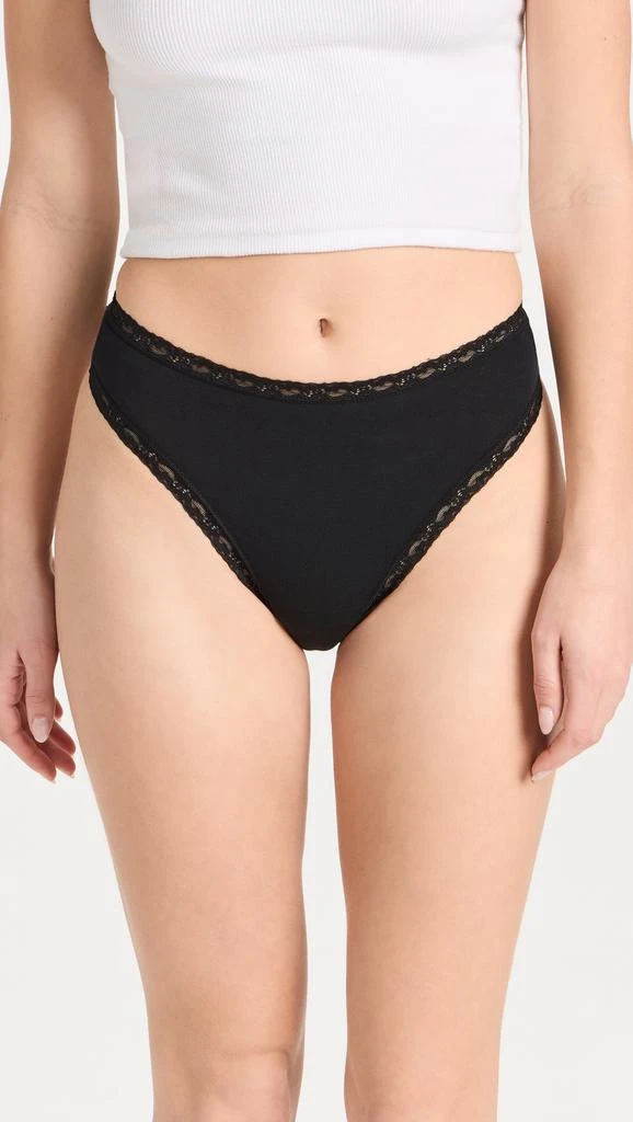 Stripe  Stare High Waisted Thong Four Pack 2