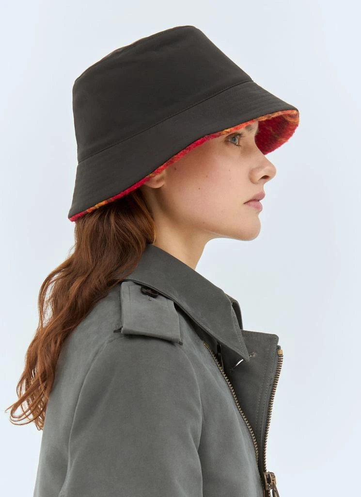 Burberry Reversible Check Fleece Bucket Hat 3