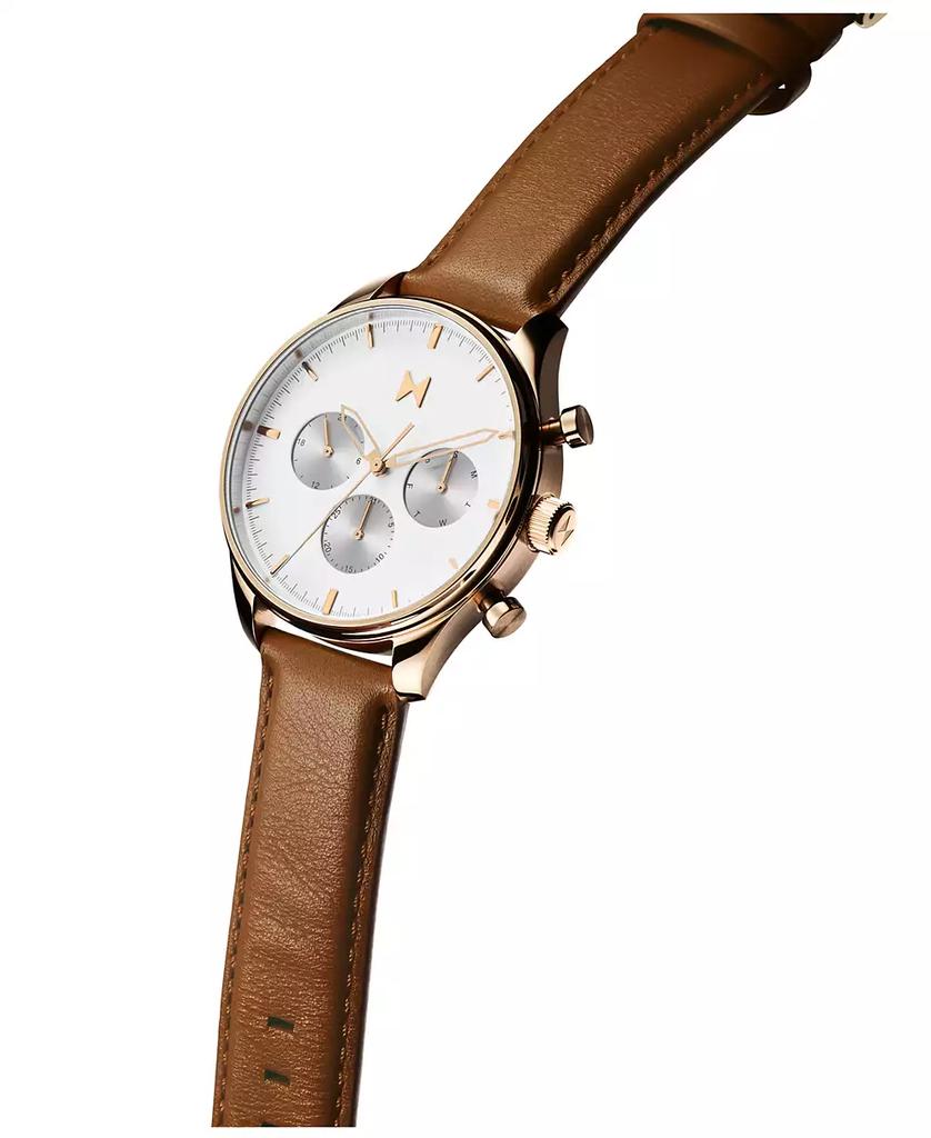 MVMT Men's Airhawk Tan Leather Strap Watch