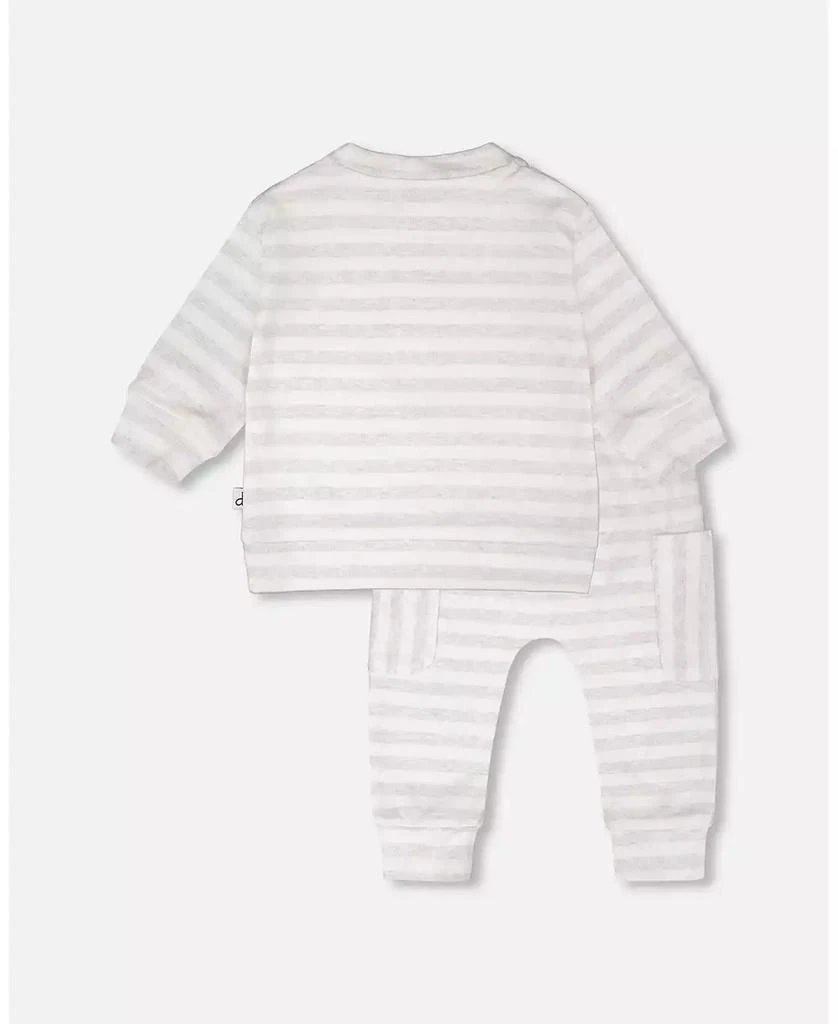 Deux par Deux Baby Boys Soft Jersey Sweater and Pants Set 3