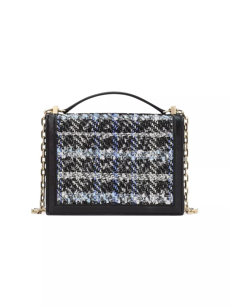 Kate Spade Deco Plaid Tweed Chain Shoulder Bag 4