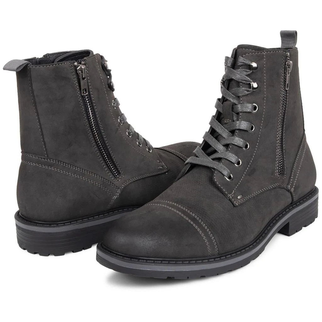 Unlisted Kenneth Cole Captain Boot Mens Faux Suede Round Toe Combat & Lace-up Boots 2