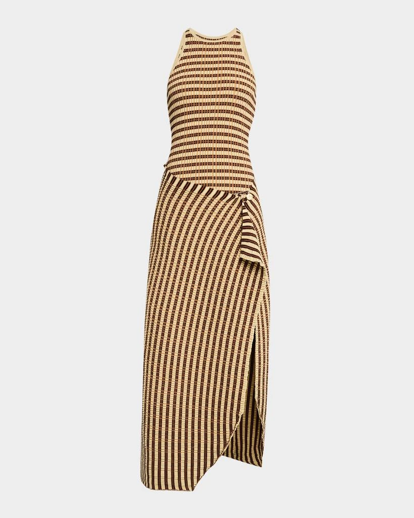 Nanushka Aliki Sleeveless Wrap Dress 1