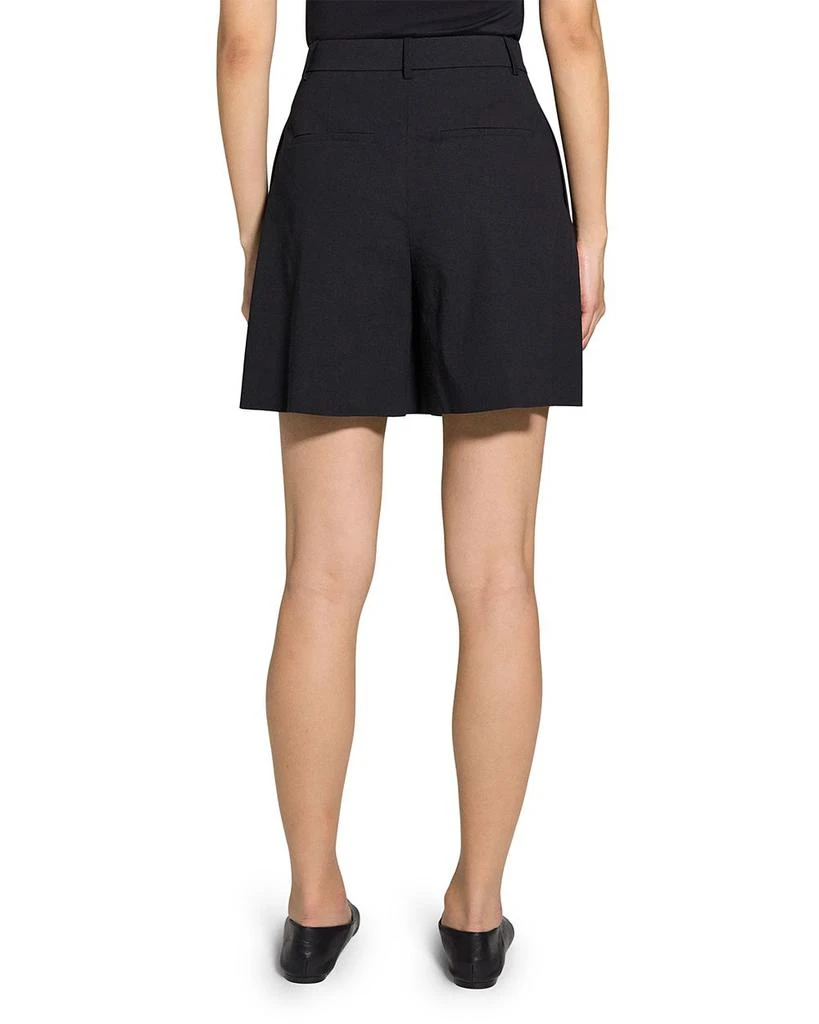 Theory Pleated Linen Shorts 3