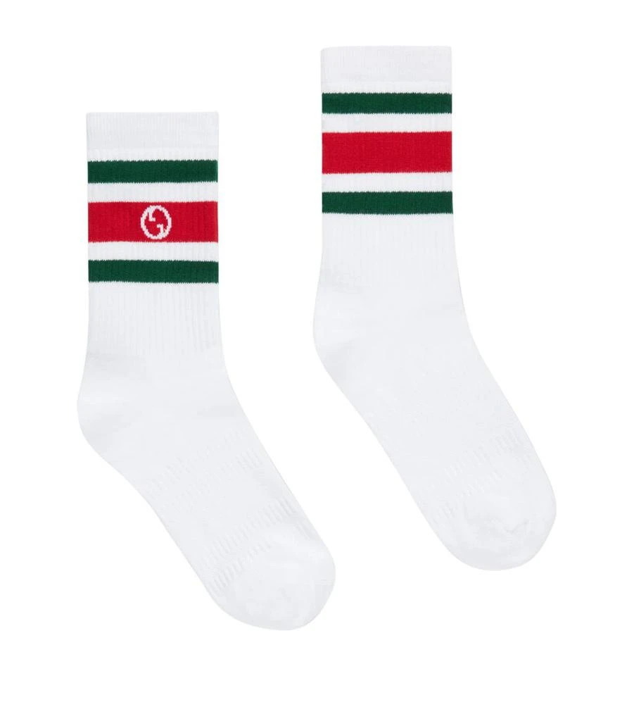 Gucci Interlocking G Mid-Calf Socks 2