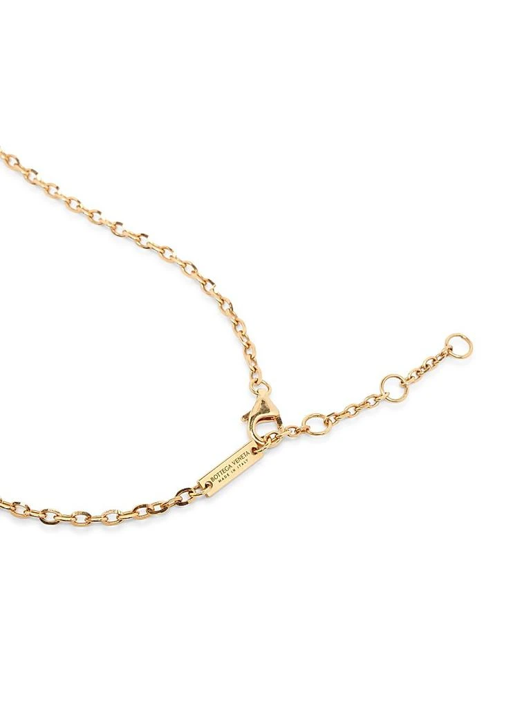Bottega Veneta 18K-Gold-Plated
Marble Pendant Necklace 3