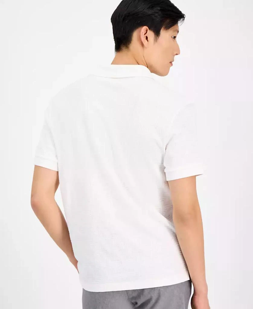 Alfani Men's Geo-Pattern Polo Shirt, Exclusively at Macy's 4