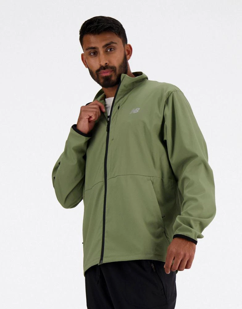 New Balance New Balance Stretch woven jacket in green 1