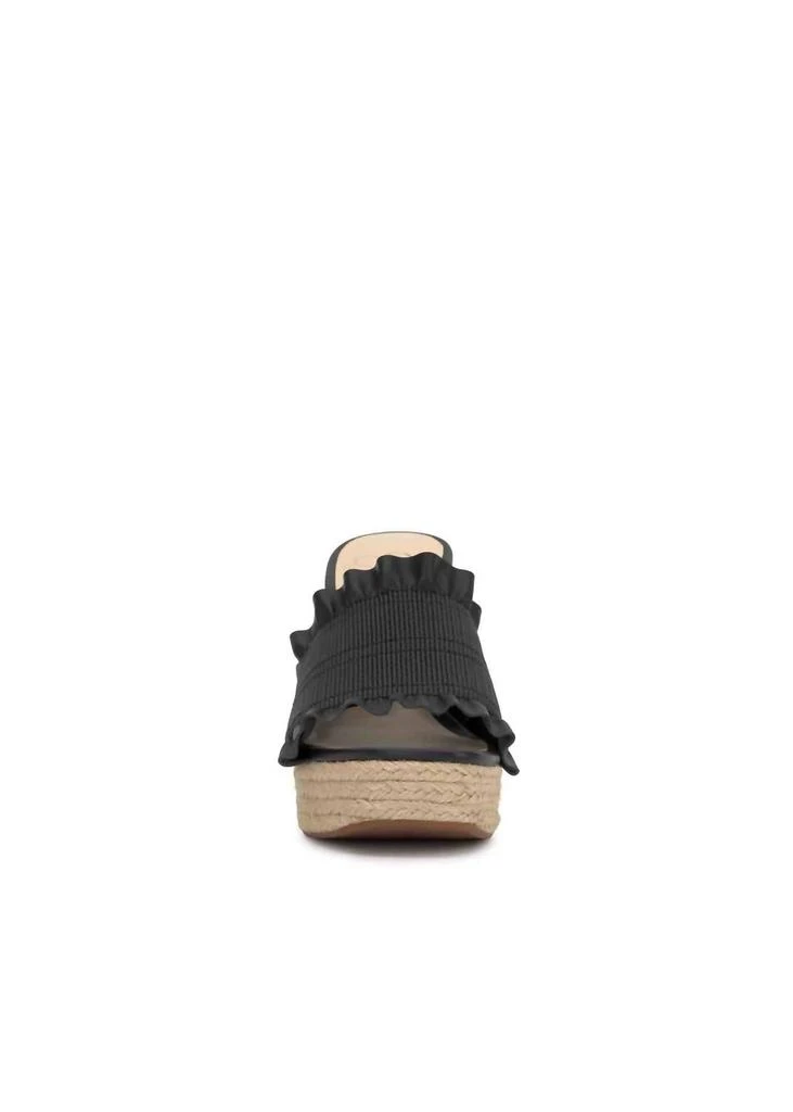 Jessica Simpson Women's Serilda Espadrille Platform Wedge Heels In Black 3