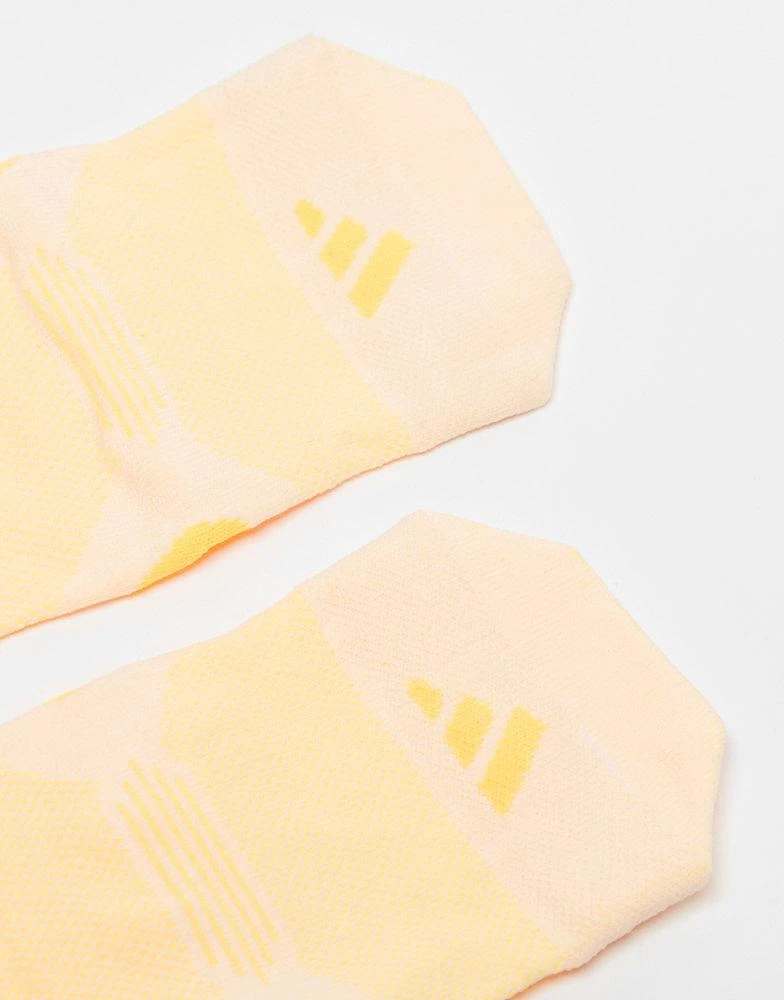 Adidas adidas Running socks in neon orange 2