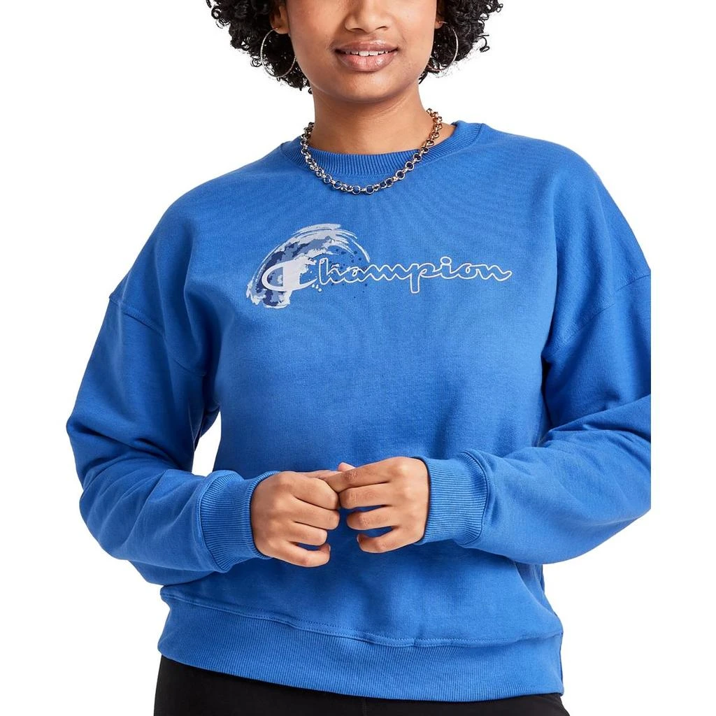 Womens Logo Knit Sweatshirt – On Sale Now with Up to 47% Off Discover  Exclusive Deals Savings at BeyondStyle – Authentic CHAMPION