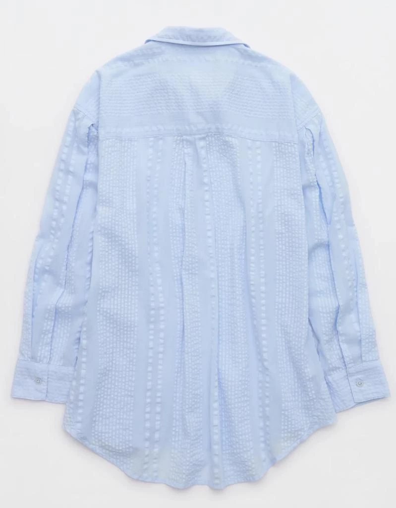 Aerie Aerie Seersucker Coverup Shirt 5