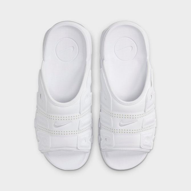 NIKE★AIR MORE UPTEMPO SLIDE★WHITE/TEAM WHITE/WHITE NIKE Men's Nike Air More Uptempo Slide Sandals FD9884-101