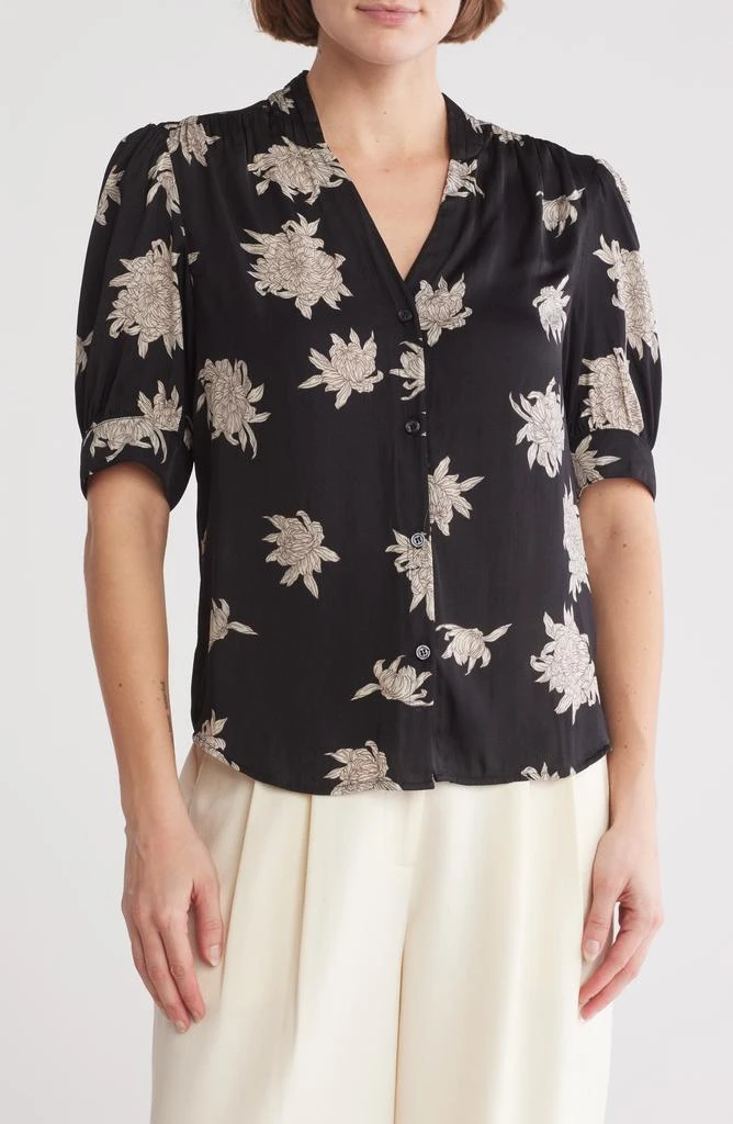 Tahari Short Sleeve Airflow Blouse 1
