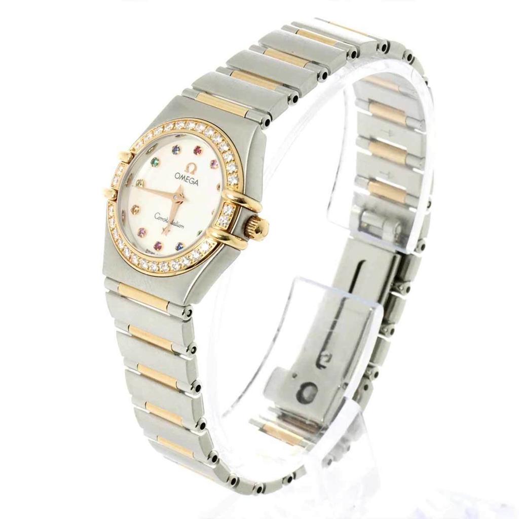 Omega Stainless Steel yellow gold Wristwatch (Pre-Owned)