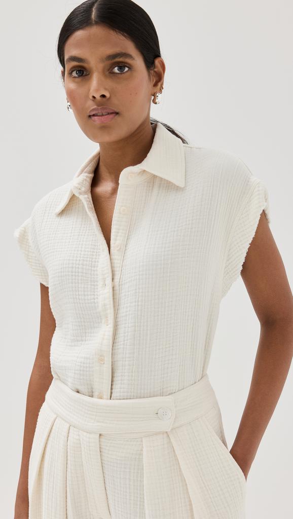 Sablyn Caleb Gauze Top