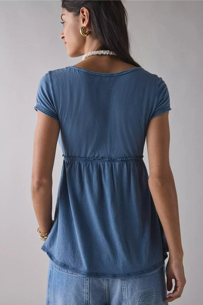 BDG BDG Tina Layered V-Neck Short Sleeve Babydoll Tee 4