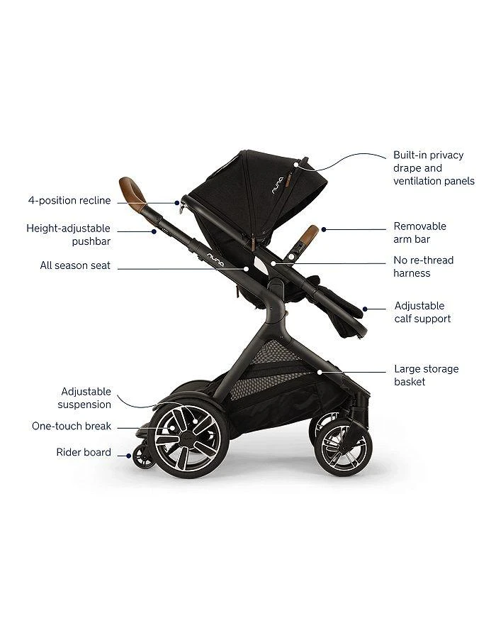 Nuna DEMI™ Next Stroller + Ride Along Board 3