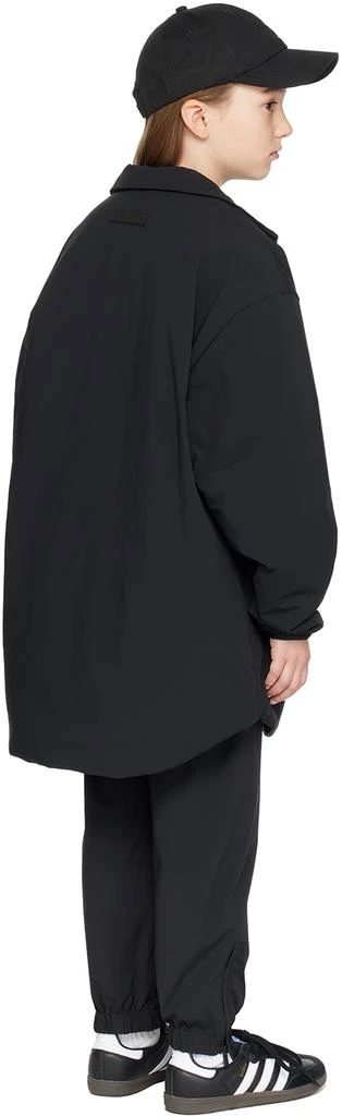 Essentials Kids Black High Neck Jacket 3