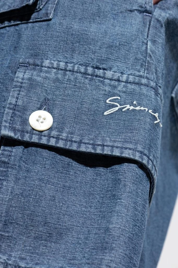 Givenchy Givenchy Denim Cargo Shorts 4