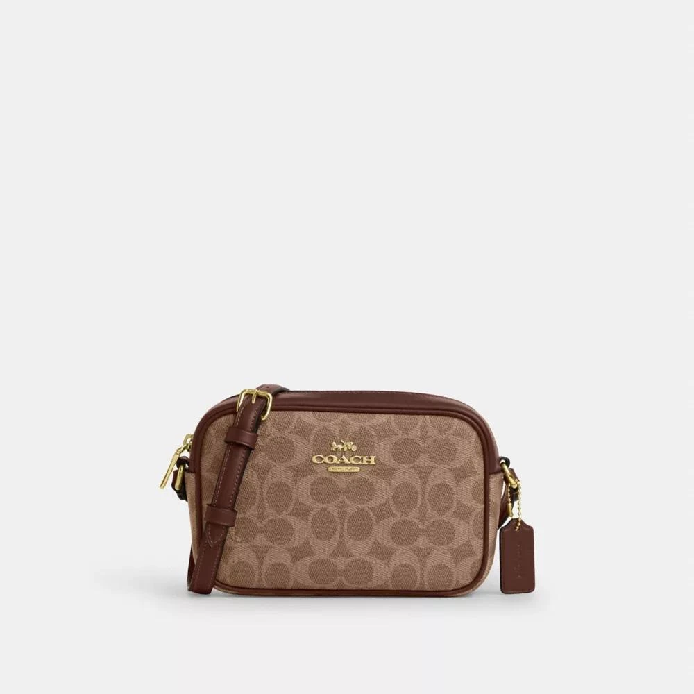 Coach Mini Jamie Camera Bag In Signature Canvas 1