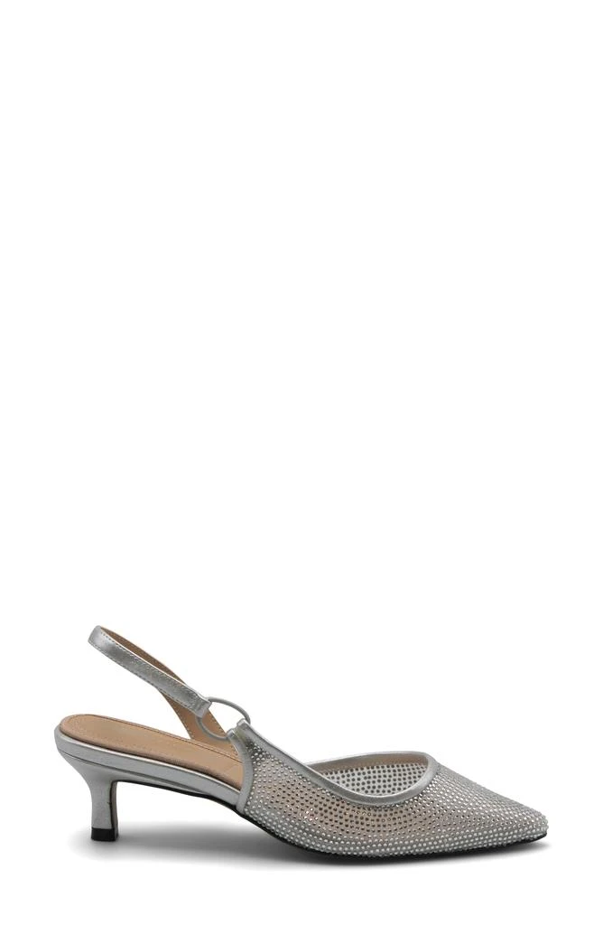 Adrienne Vittadini Snipe Slingback Rhinestone Pump 3