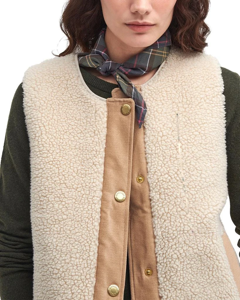 Barbour Dulsie Faux Fur Liner Vest 5