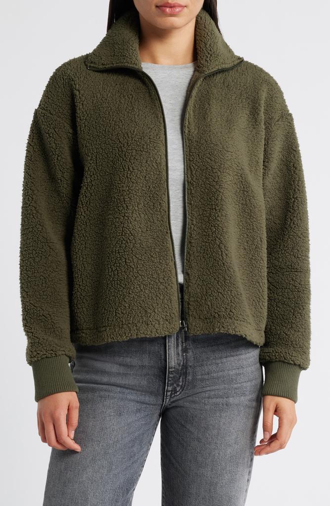 Caslon Brushed Fleece Jacket