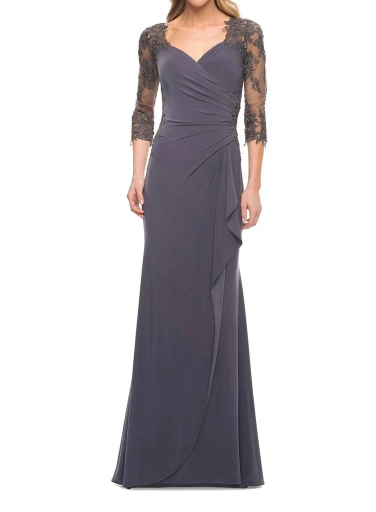 Alex Evenings Petite Portrait Collar Embellished Mesh Dress - Dresses &  Skirts - Compare Prices from 5+ Stores - Free Shipping - BeyondStyle