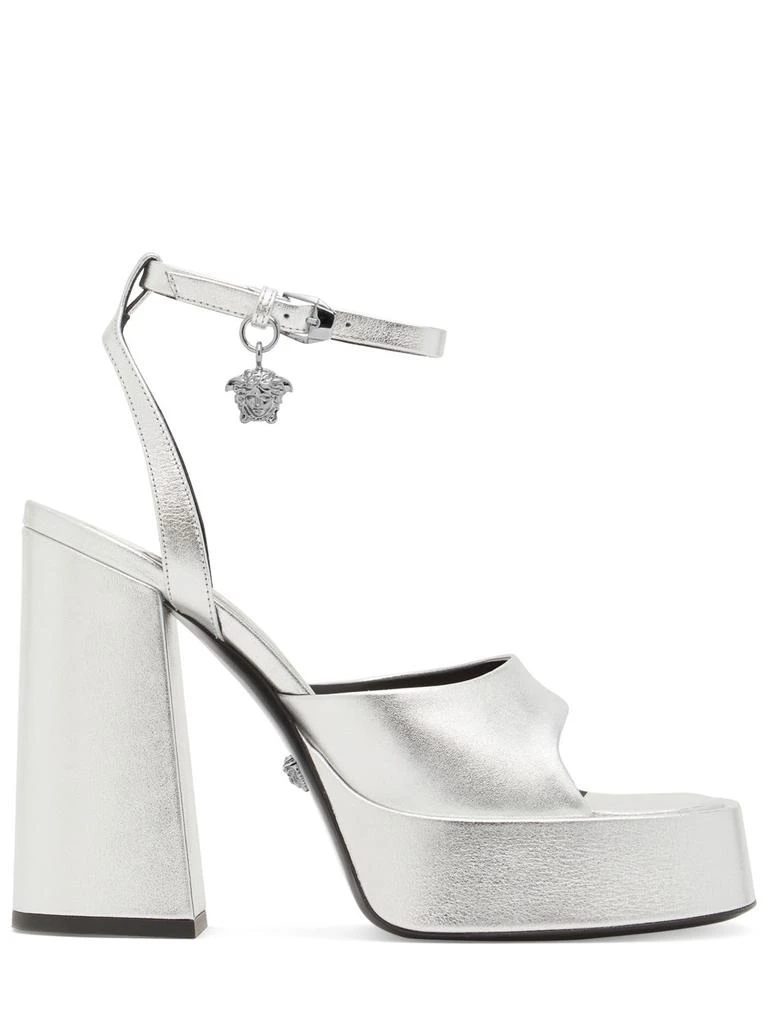 Versace 120mm Metallic Leather Sandals 1