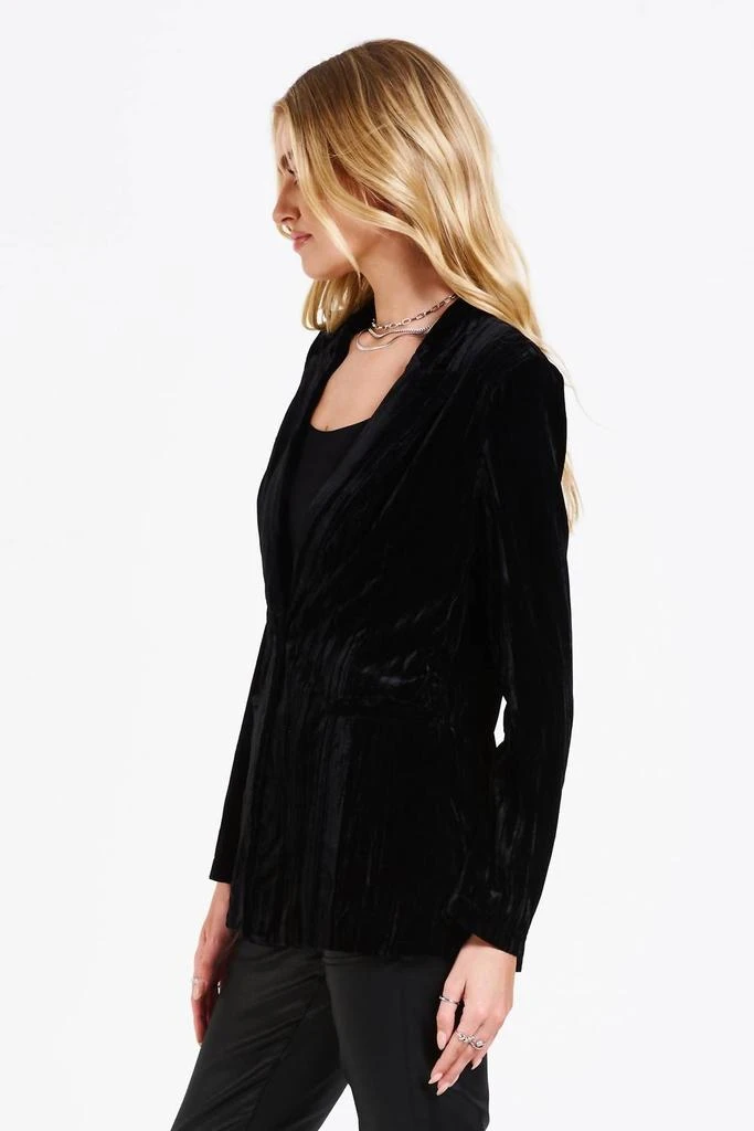 DEAR JOHN DENIM Wylie Blazer Jacket In Black 3