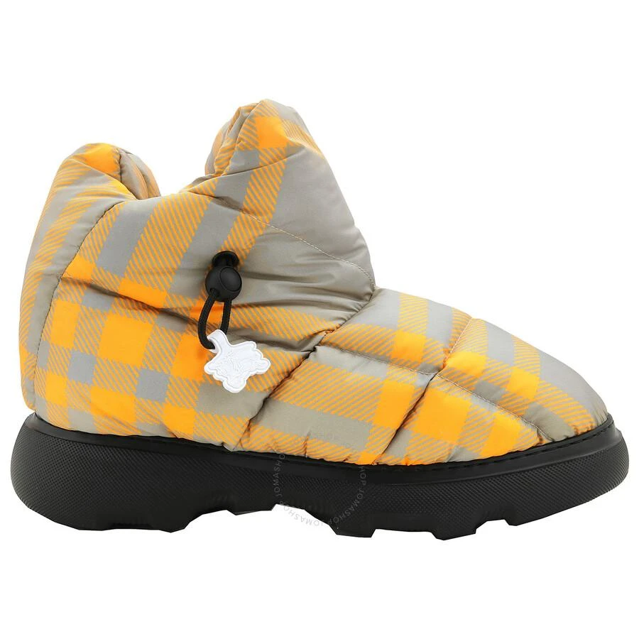 Burberry Check Drawstring Pillow Padded Ankle Boots 1