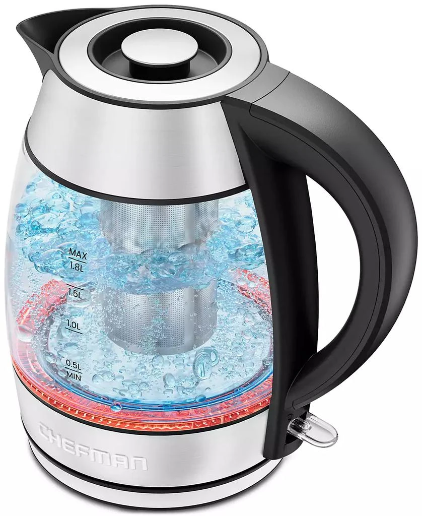 Chefman 1.8L Stay Hot Electric Kettle with Tea Infuser 3