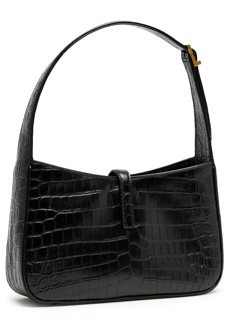 Yves Saint Laurent Le 5 à 7 crocodile-effect leather shoulder bag 2