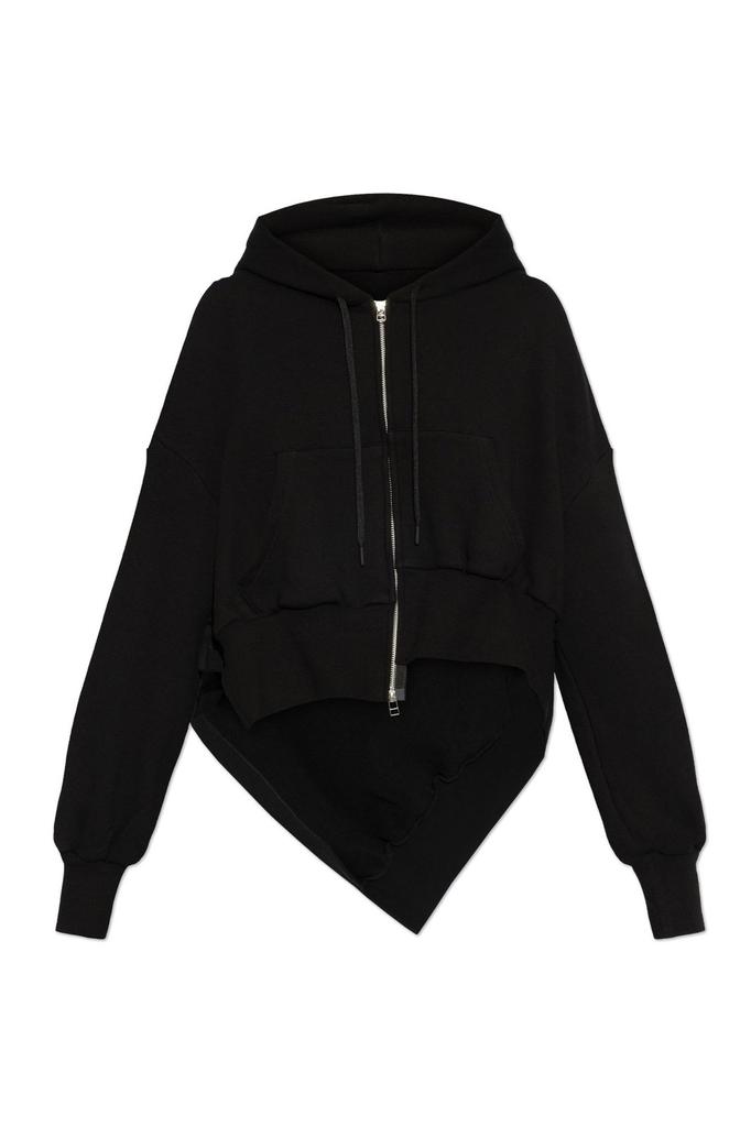 YOHJI YAMAMOTO Ys Black Wool Crow Motif Long-Sleeved