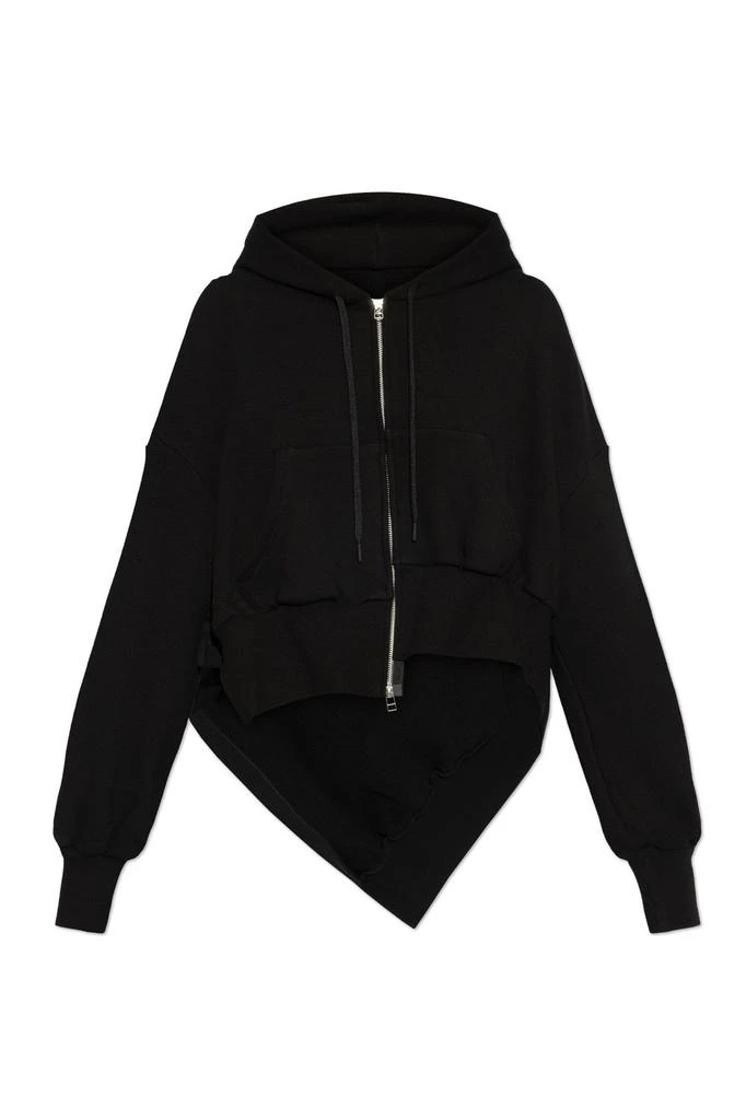 YOHJI YAMAMOTO Yohji Yamamoto Full Zipped Asymmetric Hoodie 1