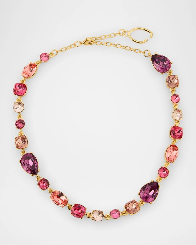 Oscar de la Renta Multi Crystal Necklace