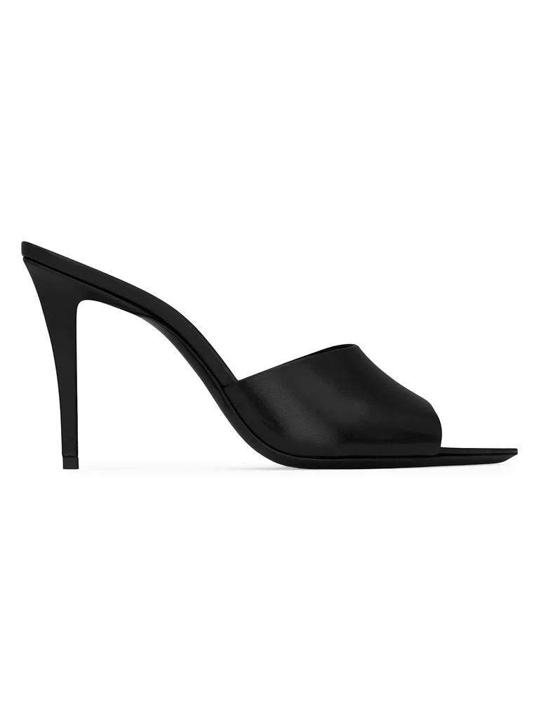 Yves Saint Laurent Romy Mules In Smooth Leather 1