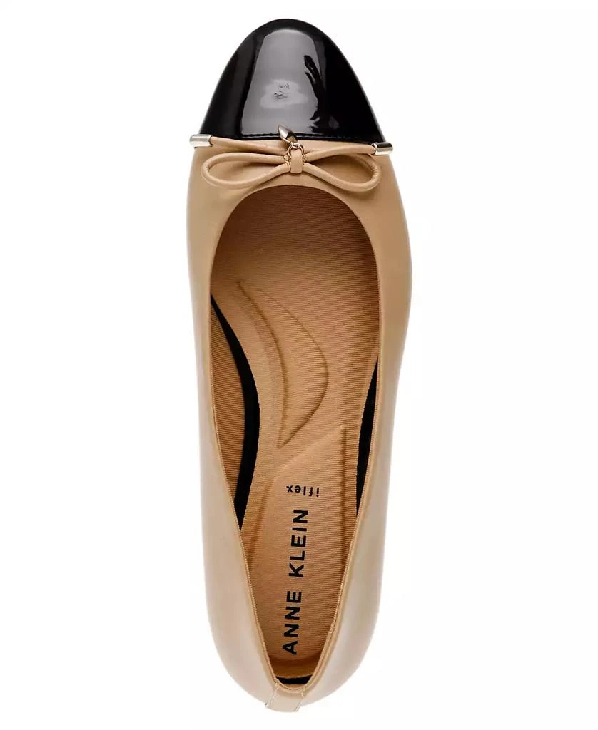 Anne Klein Women's Luci Cap Toe Ballet Flats 4