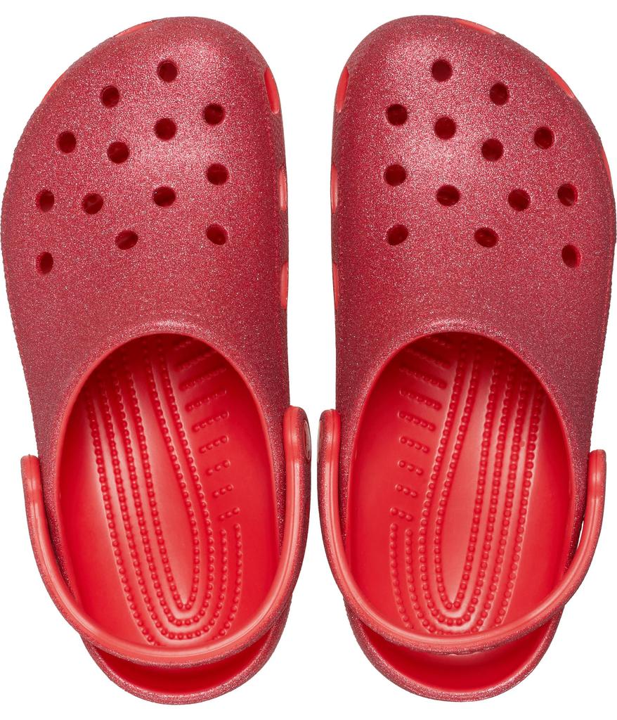 Red glitter crocs online