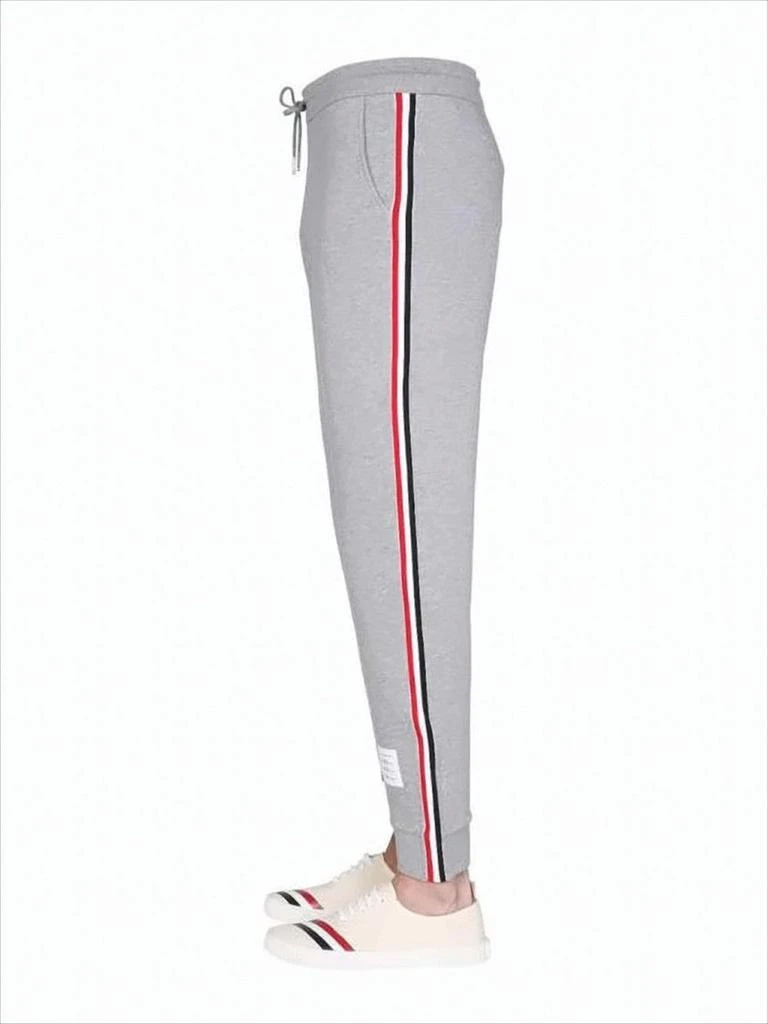 Thom Browne Slim Fit Jogger Pants with Tricolor Side Stripes 3